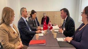 MINISTER ÖZER HAD A MEETING WITH THE HEAD OF COUNCIL OF MINISTERS OF EDUCATION OF CANADA WYANT
