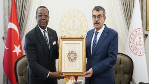 MINISTER TEKİN RECEIVES THE AMBASSADORS OF CAMEROON AND AUSTRALIA