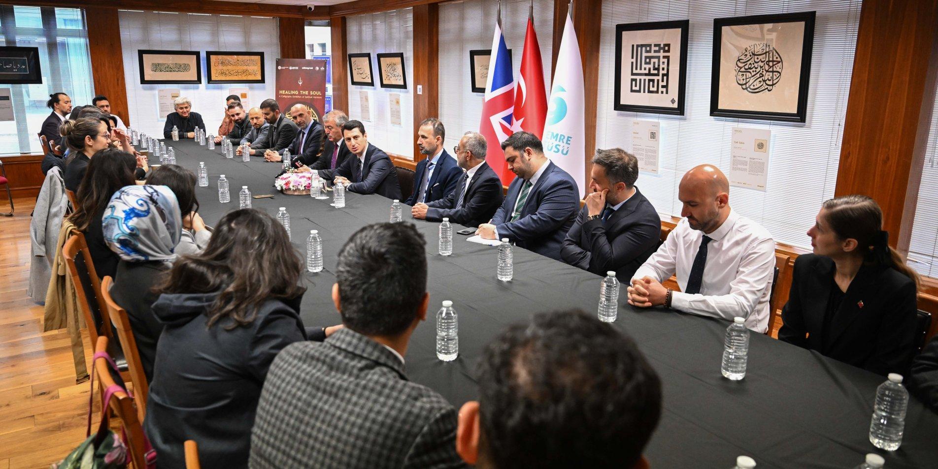 BAKAN YARDIMCISI MACİT, İNGİLTERE'DE GÖREVLENDİRİLEN ÖĞRETMEN VE OKUTMANLARLA GÖRÜŞTÜ