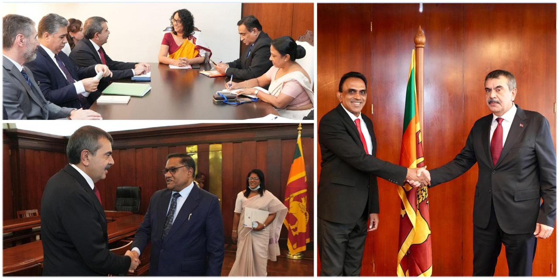 BAKAN TEKİN, SRİ LANKA'DA DİPLOMATİK TEMASLARDA BULUNDU